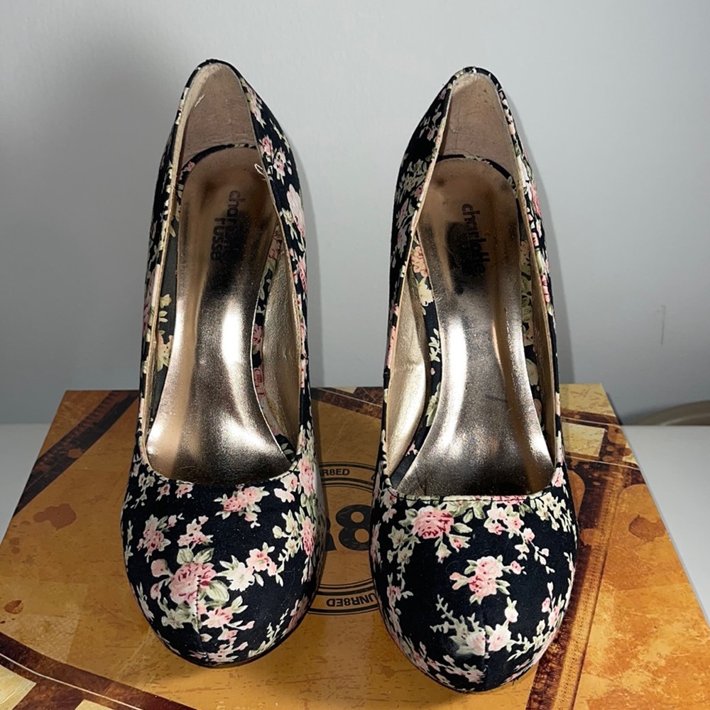 Floral heels